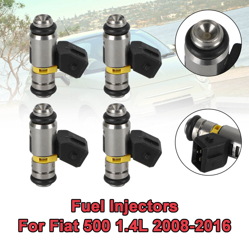 Fiat Punto 500 Doblo Qubo Fit Ford KA 4PCS Fuel Injectors IWP160