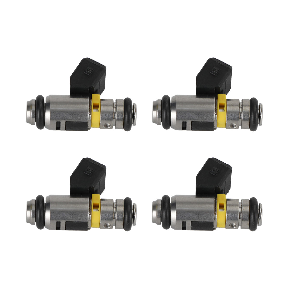 Fiat Punto 500 Doblo Qubo Fit Ford KA 4PCS Fuel Injectors IWP160