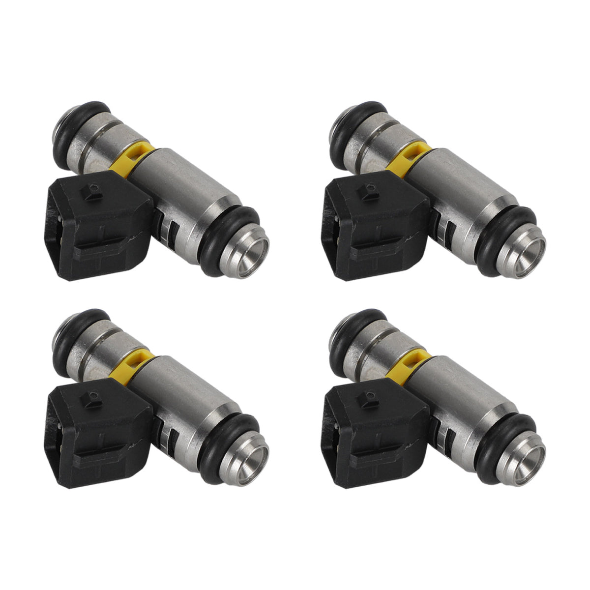 Fiat Punto 500 Doblo Qubo Fit Ford KA 4PCS Fuel Injectors IWP160