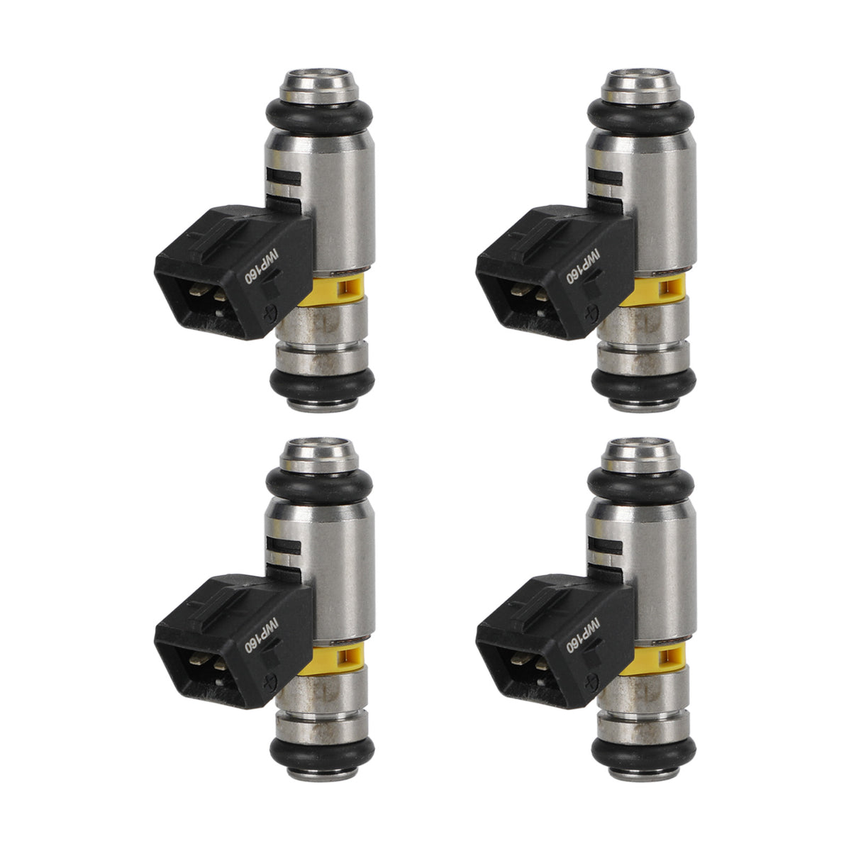 Fiat Punto 500 Doblo Qubo Fit Ford KA 4PCS Fuel Injectors IWP160