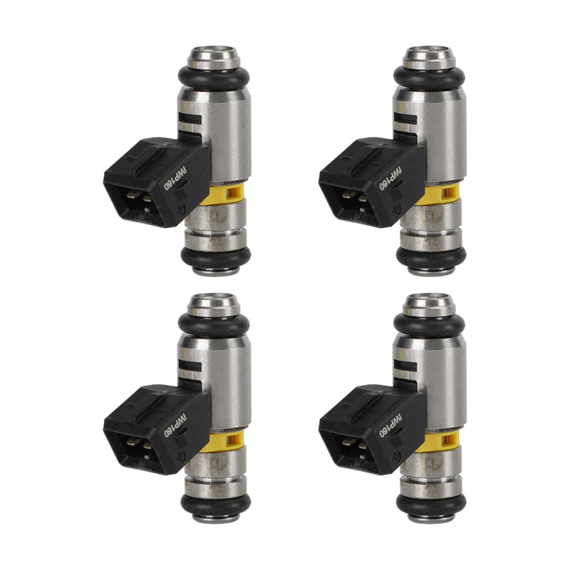 Fiat Punto 500 Doblo Qubo Fit Ford KA 4PCS Fuel Injectors IWP160