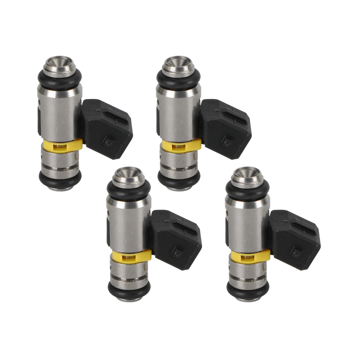 Fiat Punto 500 Doblo Qubo Fit Ford KA 4PCS Fuel Injectors IWP160