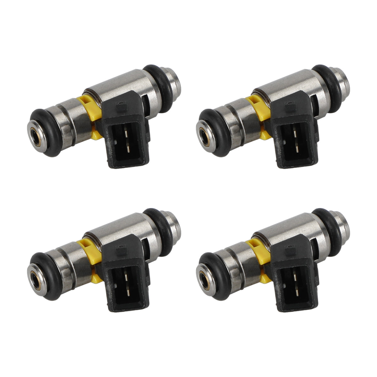 Fiat Punto 500 Doblo Qubo Fit Ford KA 4PCS Fuel Injectors IWP160