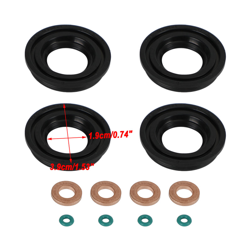 Ford Transit MK3 MK6 MK7 2.0 2.2 2.4 TDCI TDDI 4PCS Injector Seals