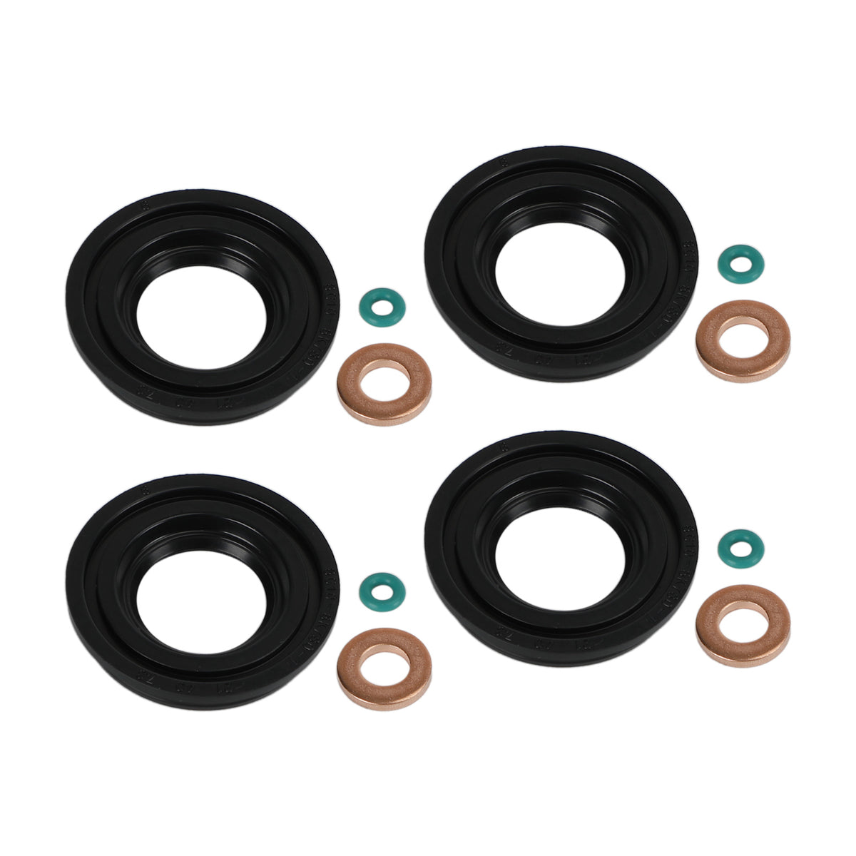 Ford Transit MK3 MK6 MK7 2.0 2.2 2.4 TDCI TDDI 4PCS Injector Seals