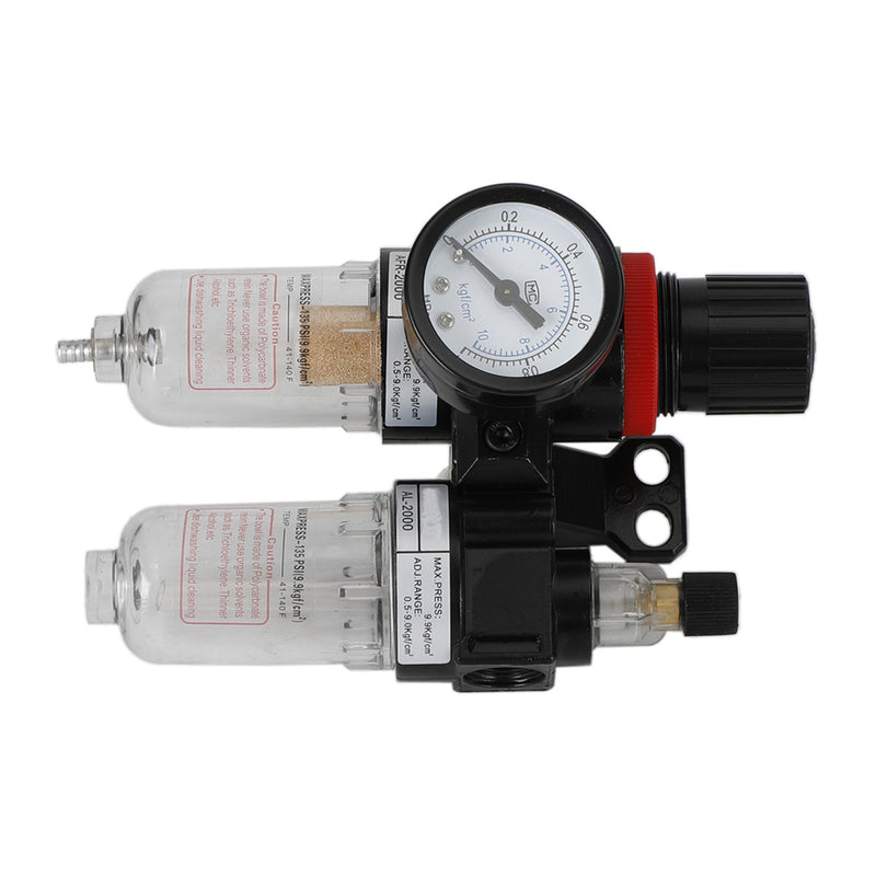AFC-2000 Pneumatic Air Compressor Filter Regulator Moisture Trap Pressure Gauge