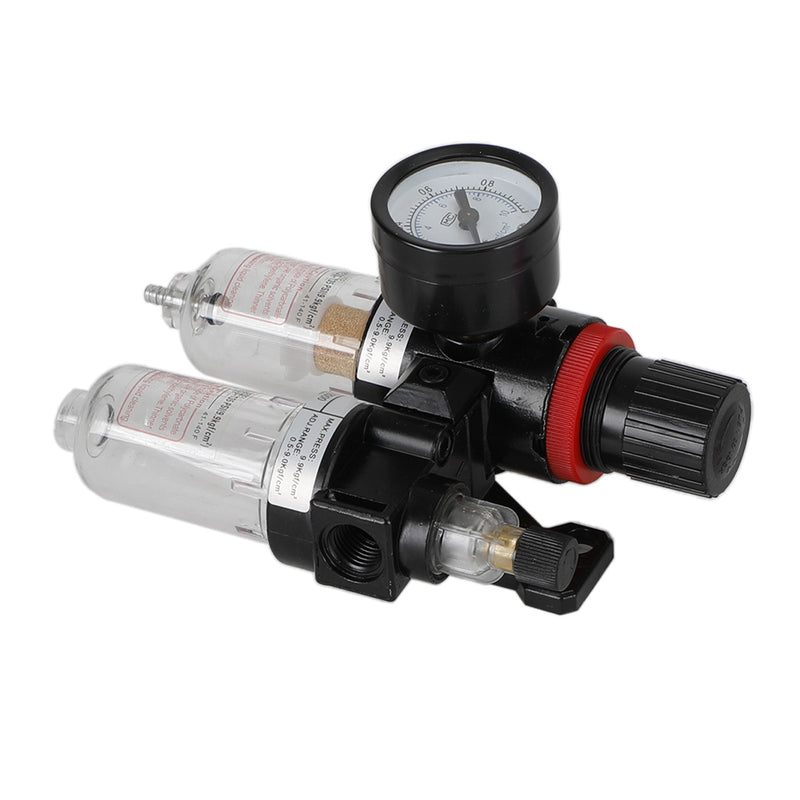 AFC-2000 Pneumatic Air Compressor Filter Regulator Moisture Trap Pressure Gauge