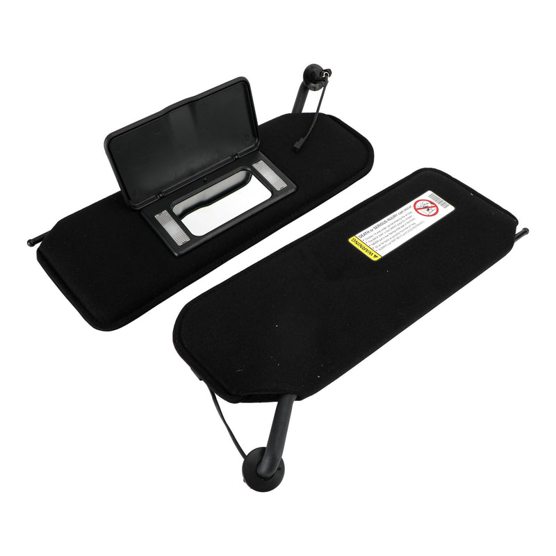 1997-2004 C5 Corvette F10442033 10442034 Left+Right Sun Visor Vanity Mirror C5 Black Sunvisor Shaded
