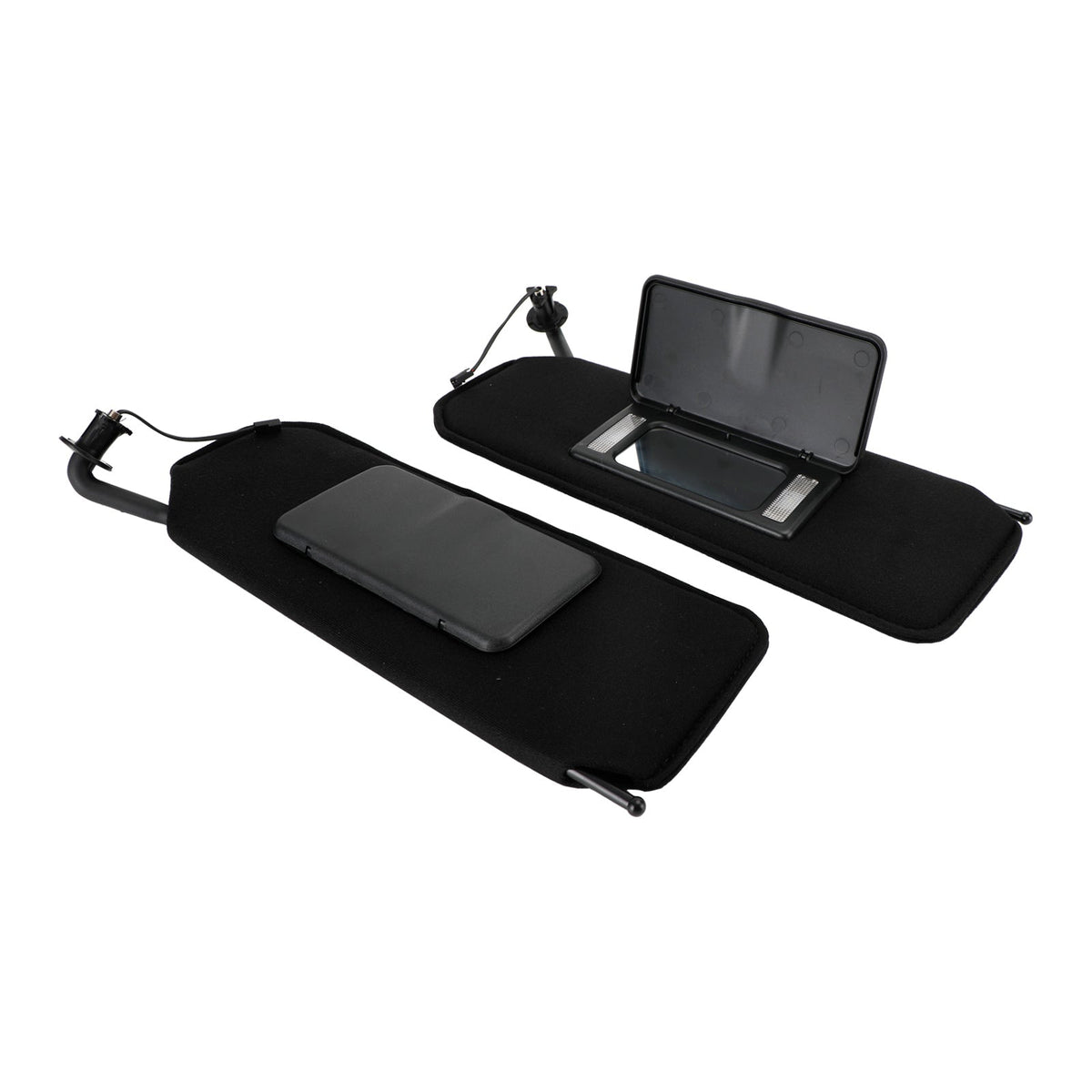 1997-2004 C5 Corvette Left+Right Sun Visor Vanity Mirror C5 Black Sunvisor Shaded F10442033 10442034