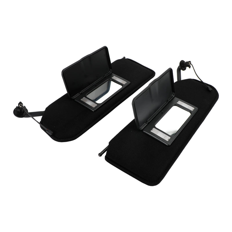 1997-2004 C5 Corvette F10442033 10442034 Left+Right Sun Visor Vanity Mirror C5 Black Sunvisor Shaded