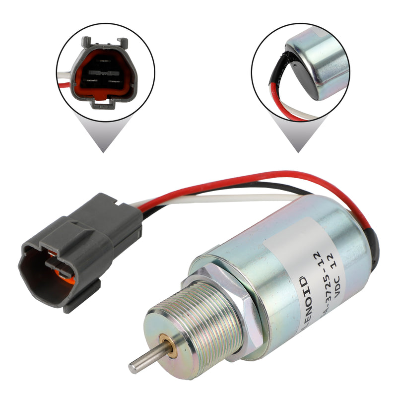 SA-3725 30A87-20400 Fuel Shut Off Solenoid  12V For Mitsubishi L3E S3L S4L