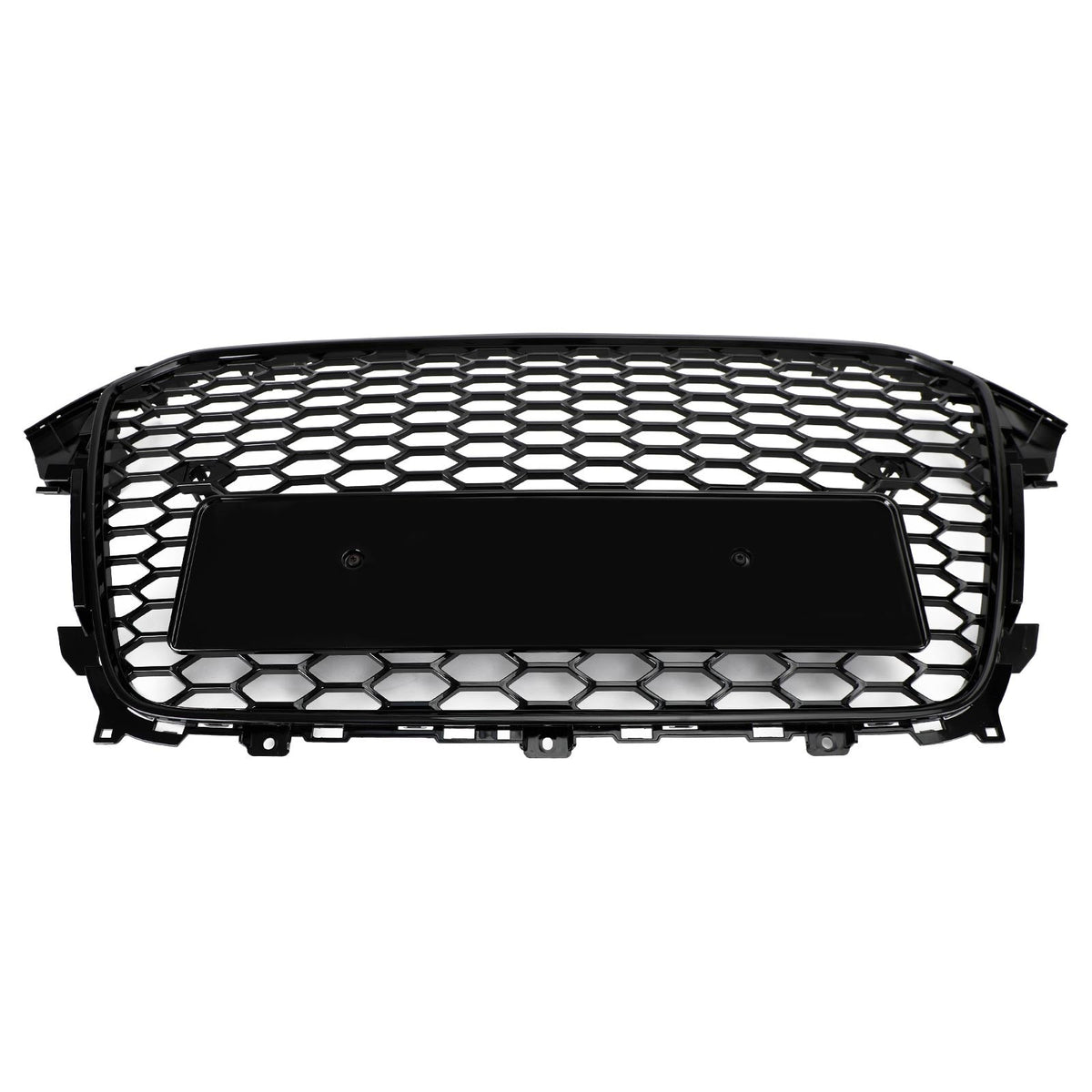 Audi A4 S4 2013-2016 Gloss Black RS4 Style Mesh Front Bumper Grille Grill