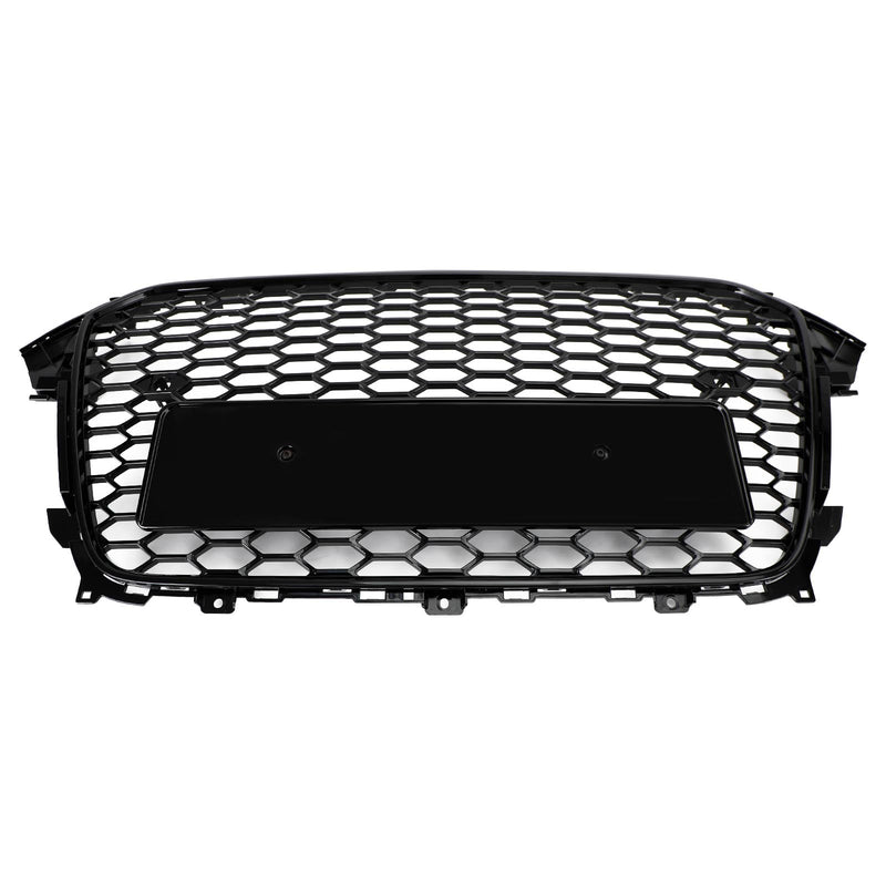 Audi A4 S4 2013-2016 Gloss Black RS4 Style Mesh Front Bumper Grille Grill