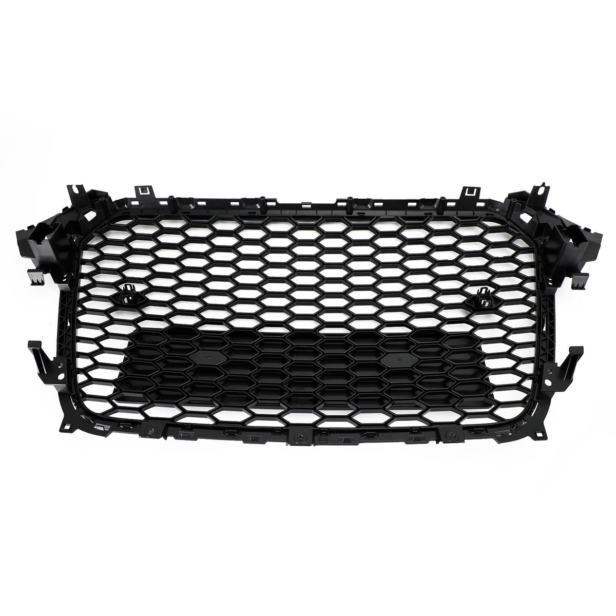 Audi A4 S4 2013-2016 Gloss Black RS4 Style Mesh Front Bumper Grille Grill