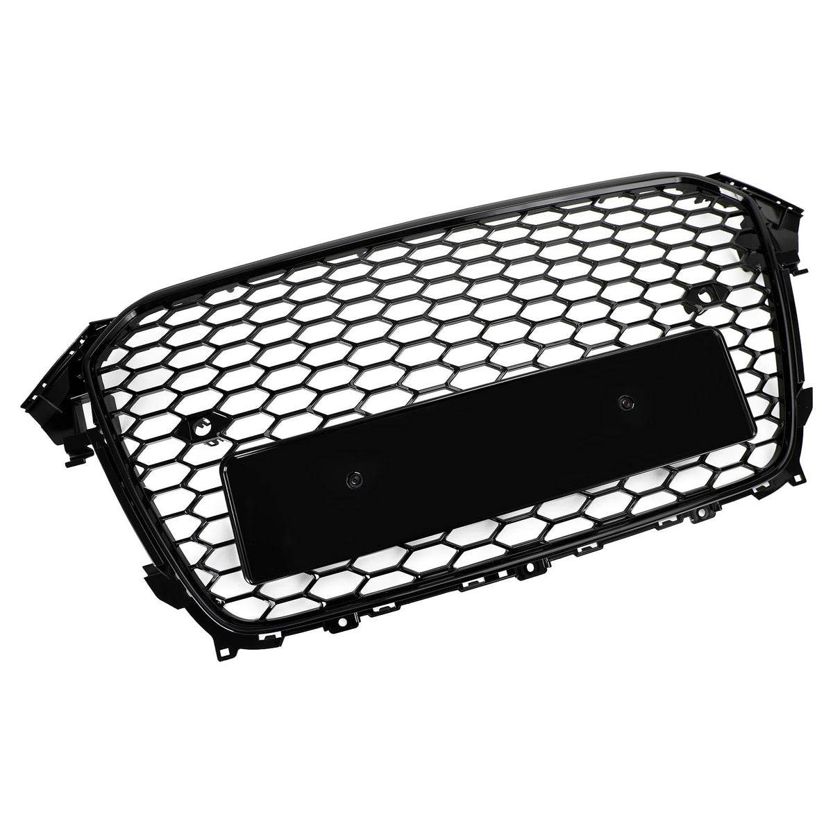 Audi A4 S4 2013-2016 Gloss Black RS4 Style Mesh Front Bumper Grille Grill