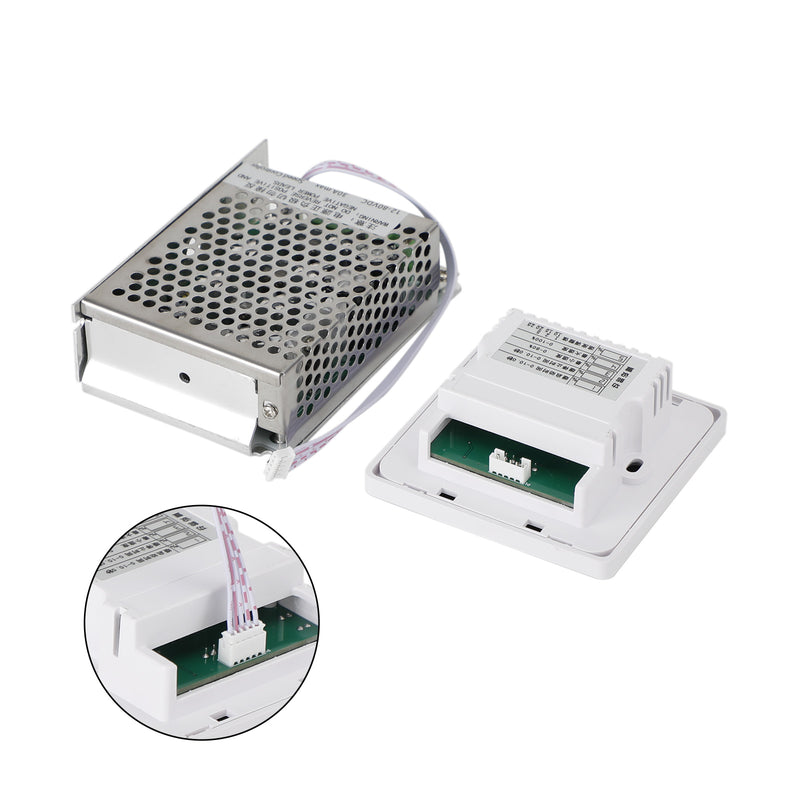 12V 24V 48V 30A PWM Motor Speed Controller Dimmer Soft Start /Stop DC 12-80V