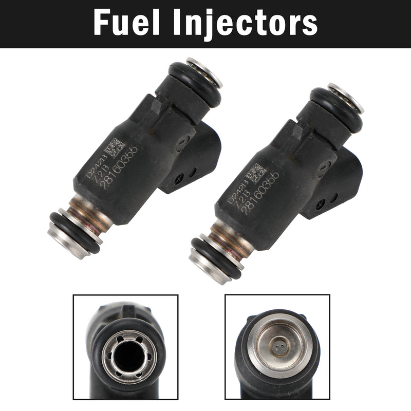 HiSun EFI UTV550 MSU500 HS500 Cowboy TSC 28160355 2PCS Fuel Injector 2 Hole Fits