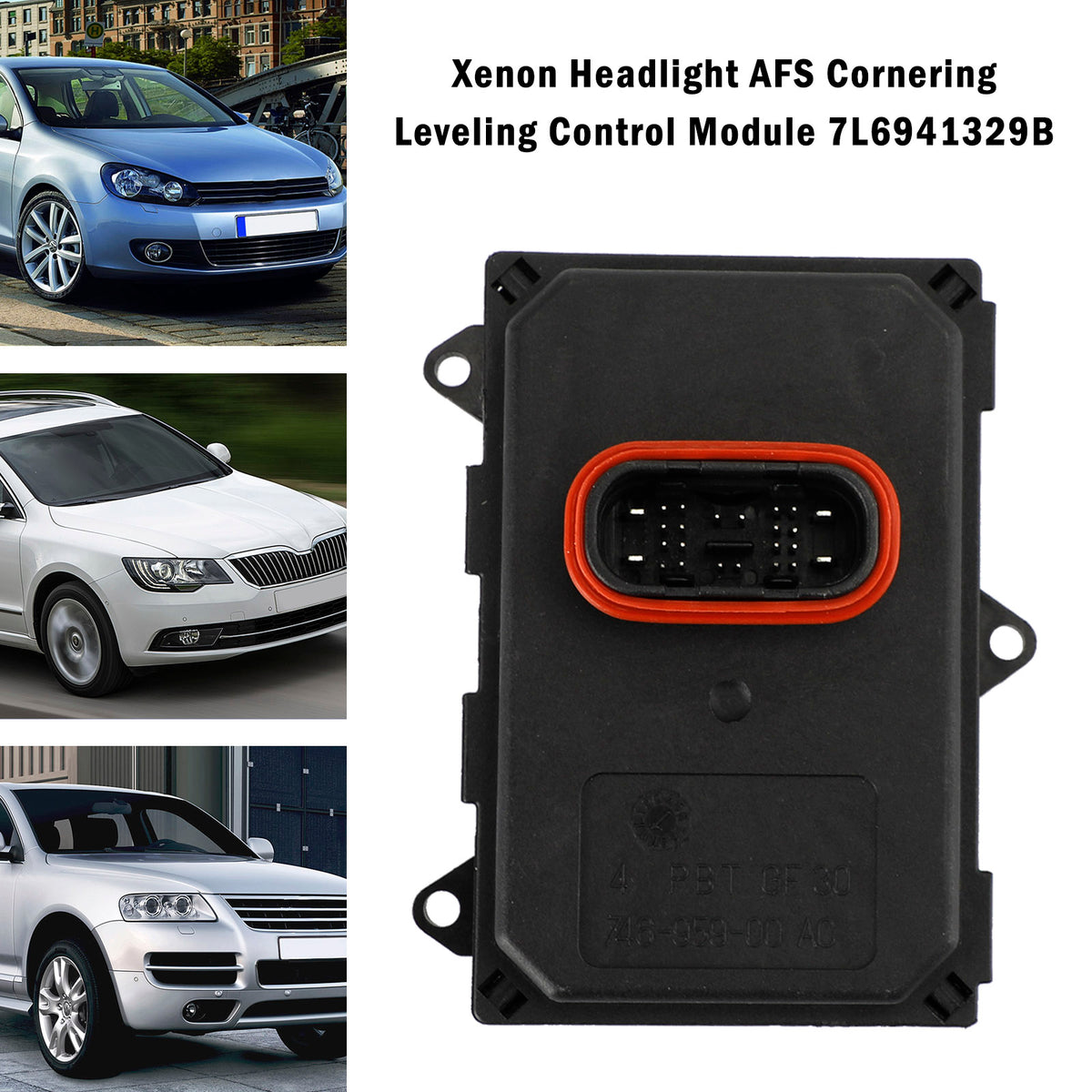 AUDI A6 Xenon Headlight AFS Cornering Leveling Control Module 7L6941329B