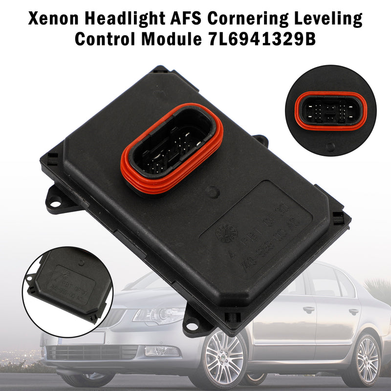 AUDI A6 Xenon Headlight AFS Cornering Leveling Control Module 7L6941329B