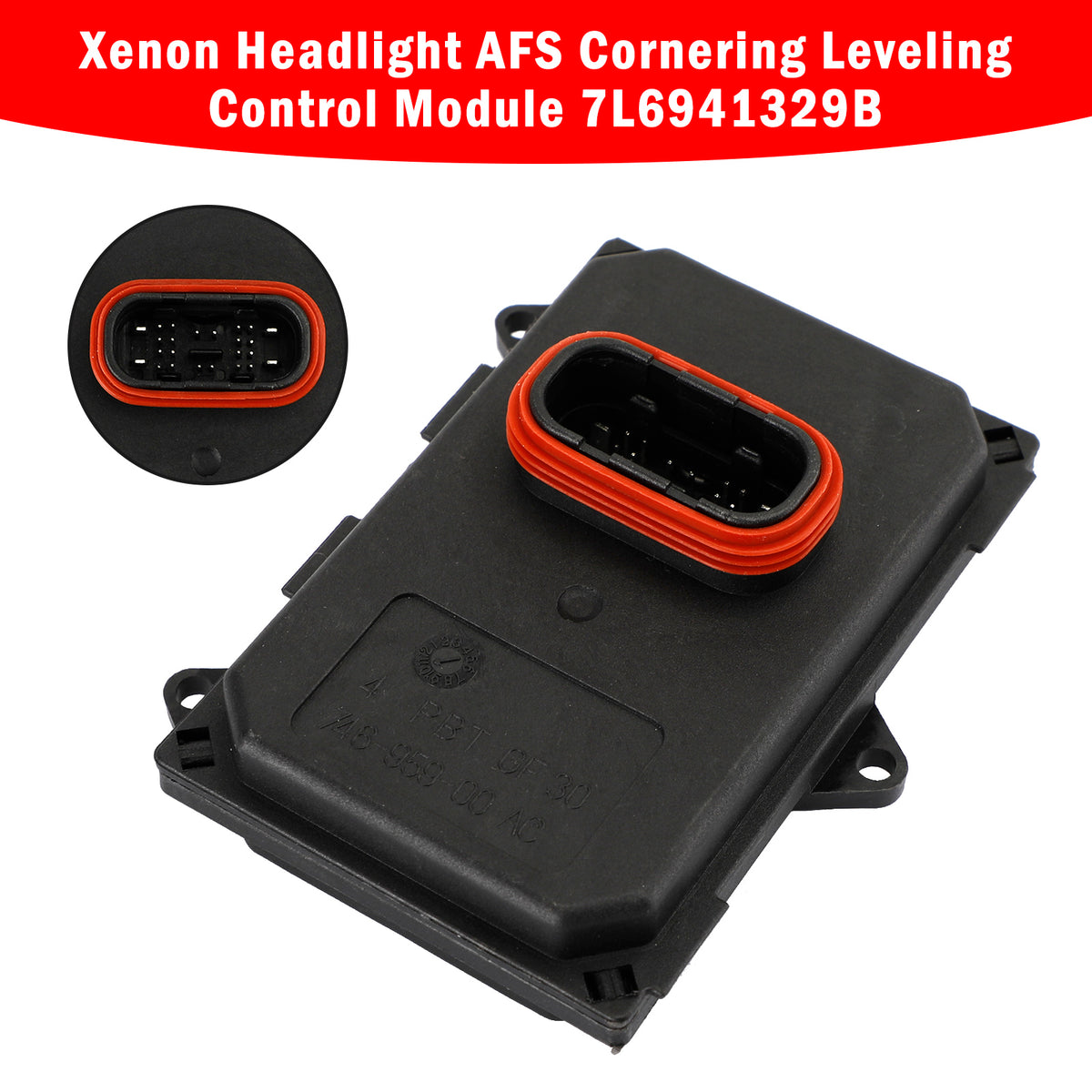 AUDI A6 Xenon Headlight AFS Cornering Leveling Control Module 7L6941329B
