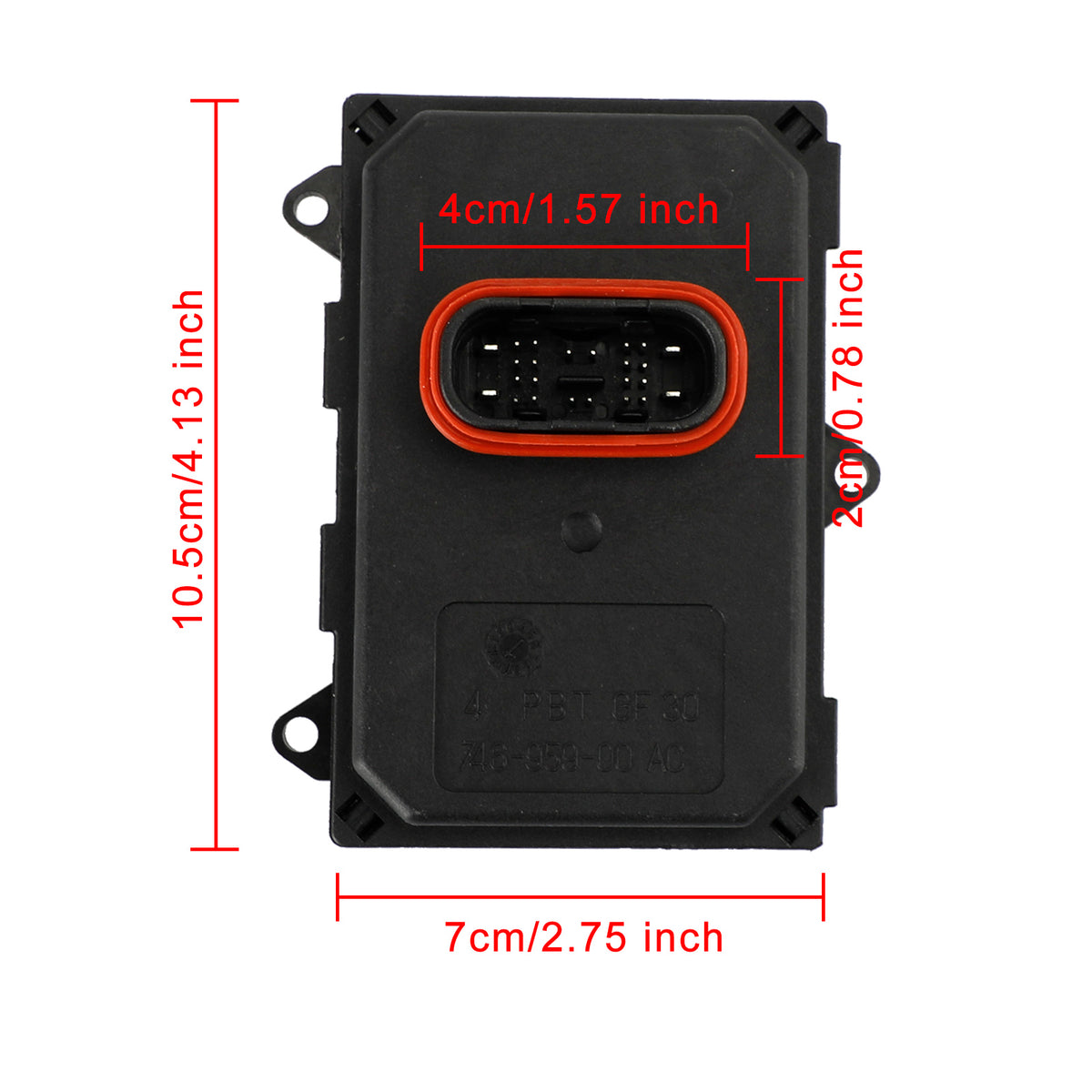 AUDI A6 Xenon Headlight AFS Cornering Leveling Control Module 7L6941329B