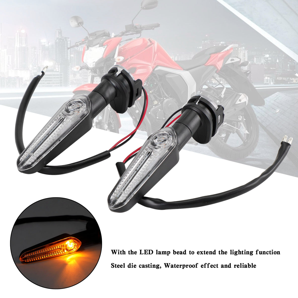 YAMAHA MT-25 MT-03 MT-07 MT-09 T7 LED Refraction Blinker Turn Signal Light