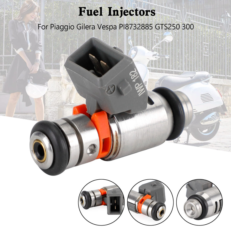 Piaggio Gilera Vespa PI8732885 GTS250 300 IWP-182 Fuel Injector IWP182