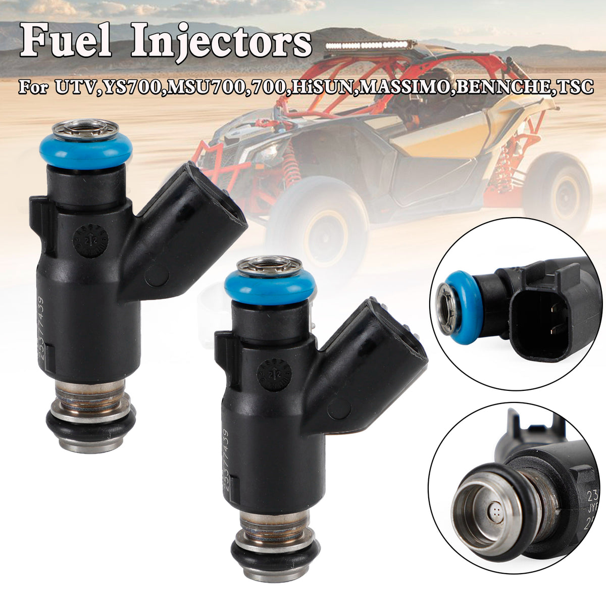 HiSun EFI 700 ATV UTV 358800001 2PCS 25377439 Fuel Injector