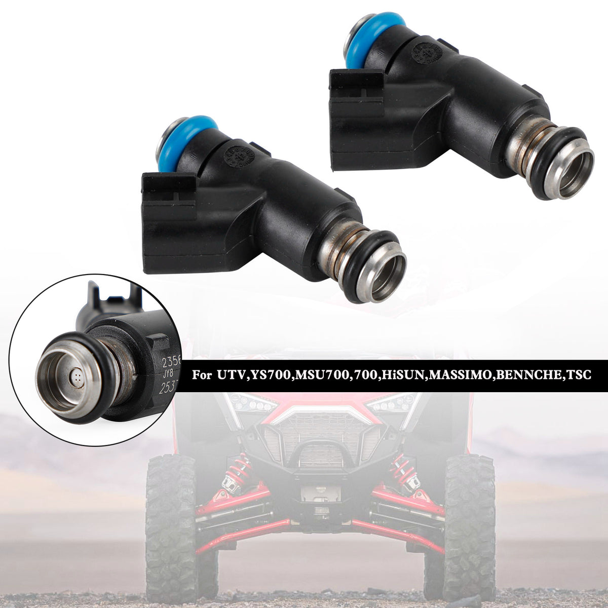 HiSun EFI 700 ATV UTV 358800001 2PCS 25377439 Fuel Injector
