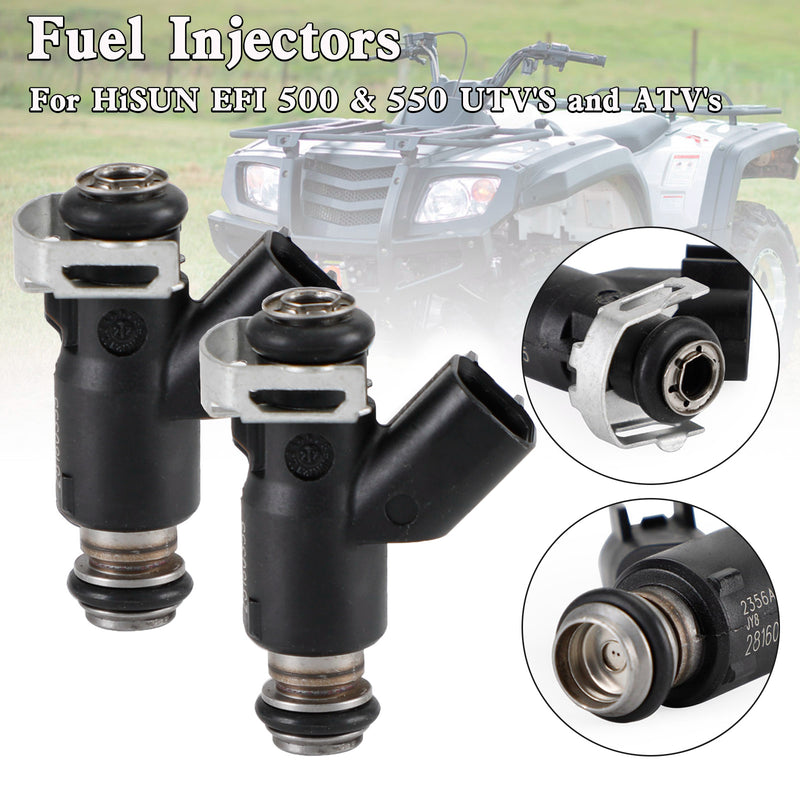 HiSun EFI UTV550 MSU500 HS500 2PCS 28160355 Fuel Injector 16400-004C-0000