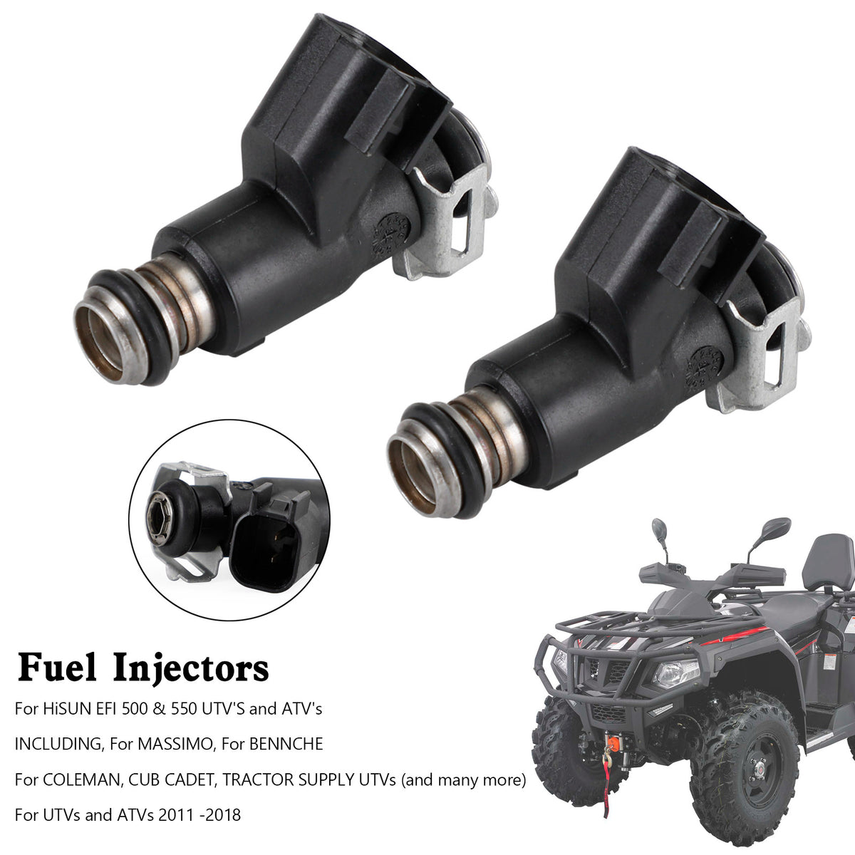 HiSun EFI UTV550 MSU500 HS500 2PCS 28160355 Fuel Injector 16400-004C-0000