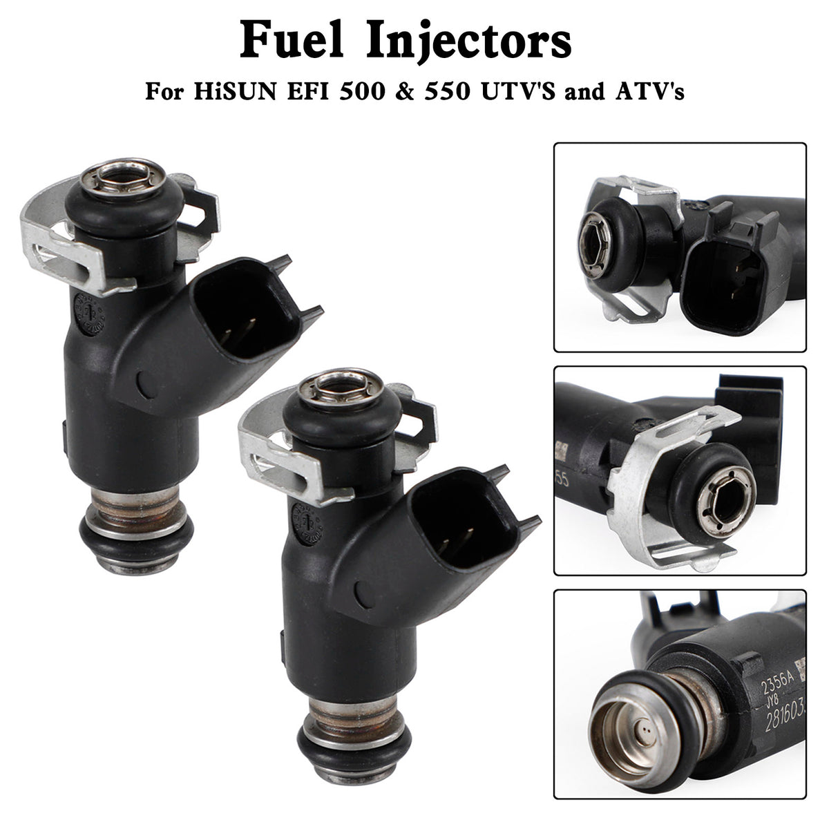 HiSun EFI UTV550 MSU500 HS500 2PCS 28160355 Fuel Injector 16400-004C-0000