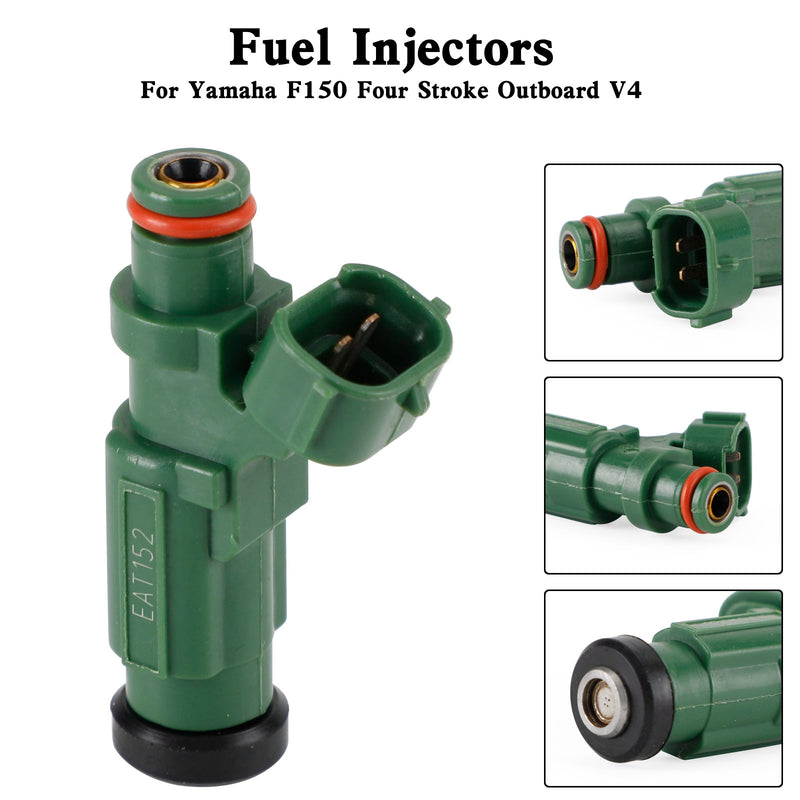 Yamaha Outboard F150 150HP Fuel Injector New Version 63P-13761-01-00