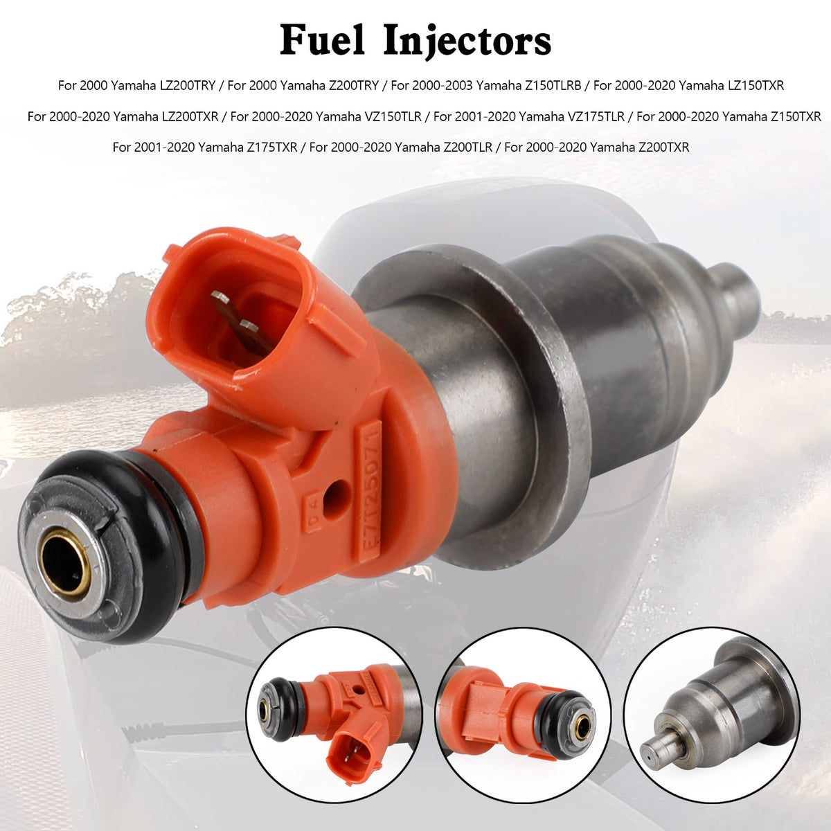 Yamaha Outboard HPDI 150-200 HP E7T05071 68F-13761-00-00 Fuel Injectors