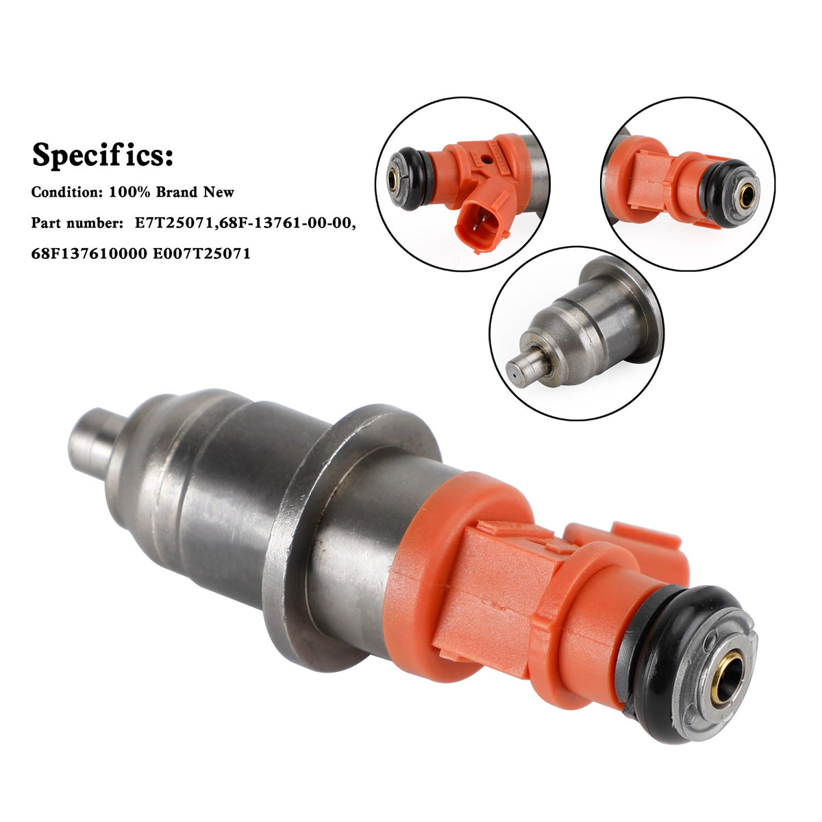 Yamaha Outboard HPDI 150-200 HP E7T05071 68F-13761-00-00 Fuel Injectors