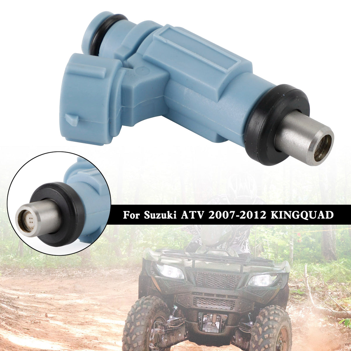 Suzuki 2007-2011 KINGQUAD 450 500AXi 15710-11H00 Fuel Injectors Assembly
