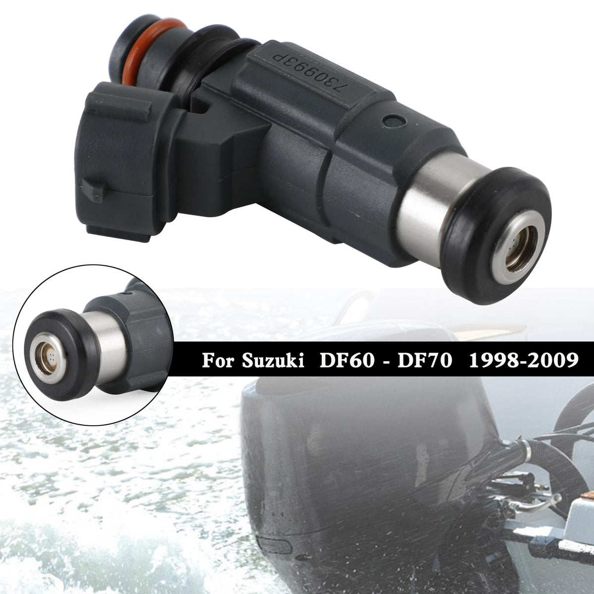 Suzuki DF60-DF70 1998-2009 15710-66D00 Fuel Injectors CDH166