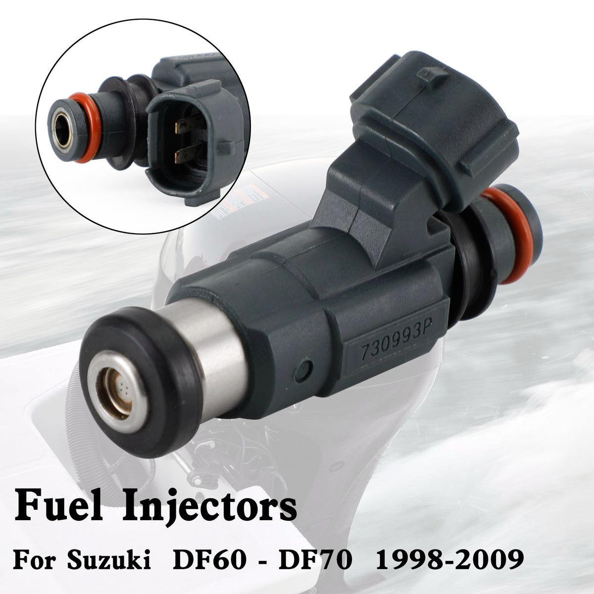 Suzuki DF60-DF70 1998-2009 15710-66D00 Fuel Injectors CDH166