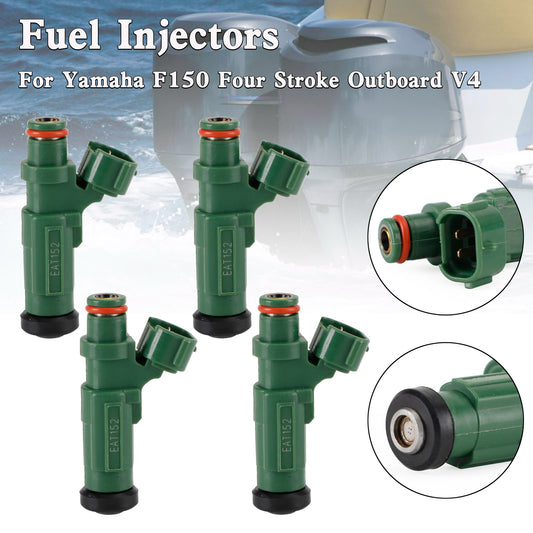 Yamaha Outboard F150 150HP 4PCS Fuel Injector New Version 63P-13761-01-00