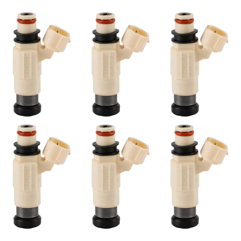 Yamaha Outboard F200 F225 6PCS CDH-240 Fuel Injectors 69J-13761-00-00
