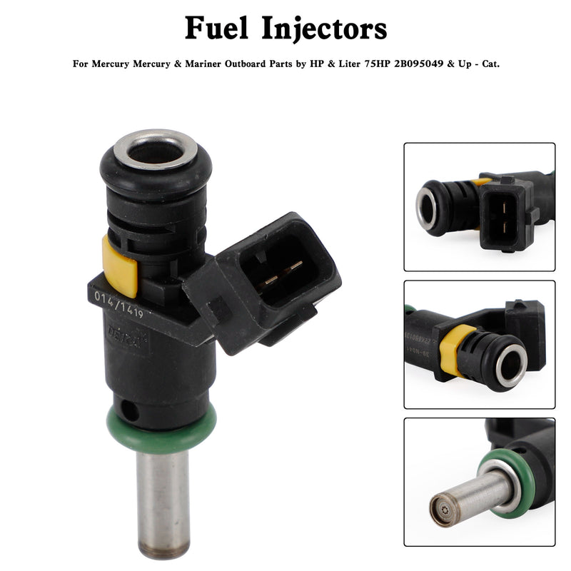 Mercury Outboard Motor 150HP 4-Stroke 8M6002428 Fuel Injector