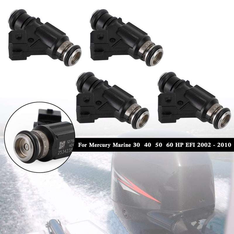 Mercury Marine EFI 4 Stroke 30 40 50 60 HP 4PCS 25342385 Fuel Injector