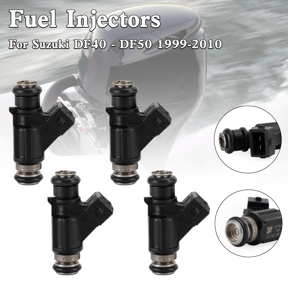 Mercury Marine EFI 4 Stroke 30 40 50 60 HP 4PCS 25342385 Fuel Injector