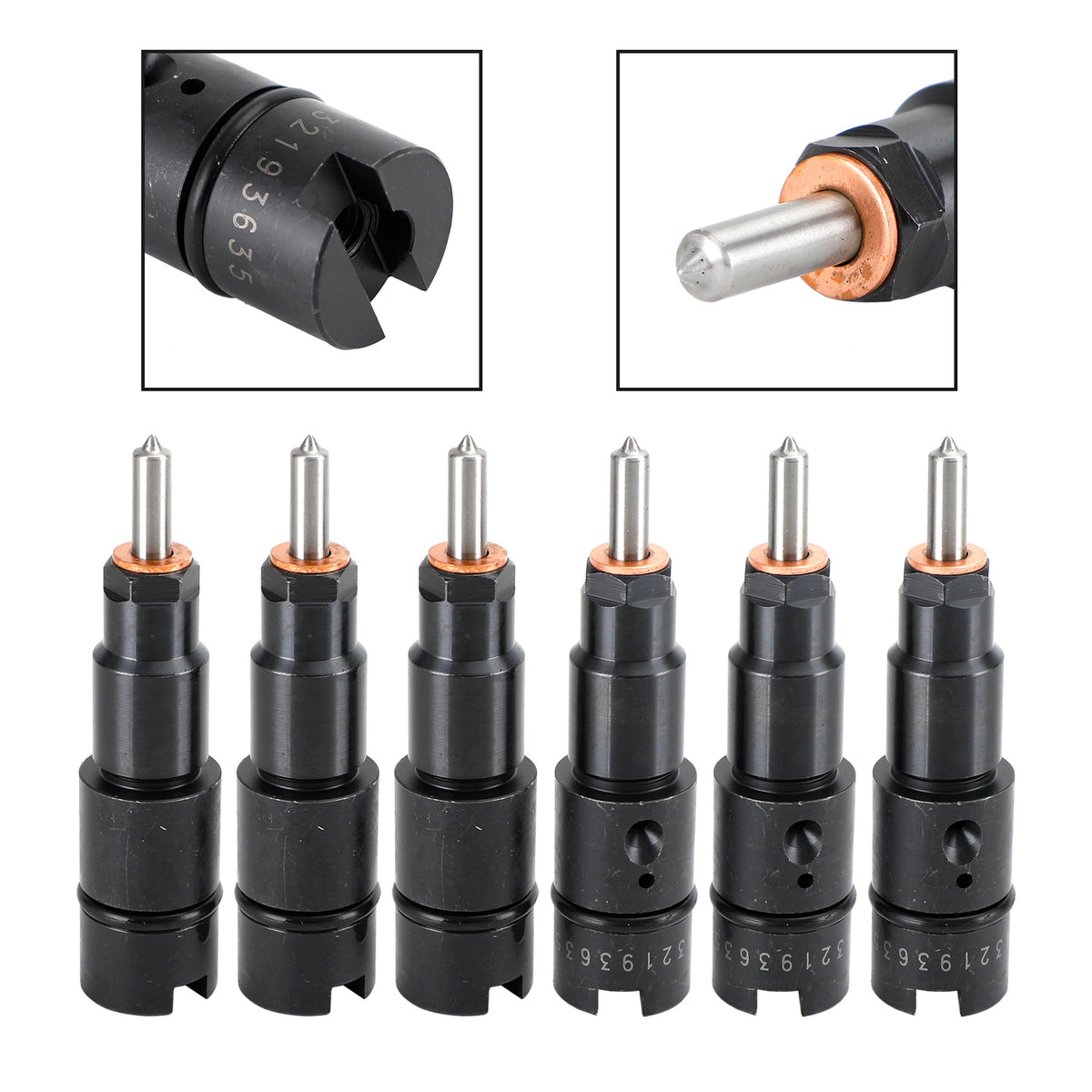 Dodge Cummins 5.9L 1998-2002 2040-2050 HP 6PCS Fuel Injectors 0432193635 RV275
