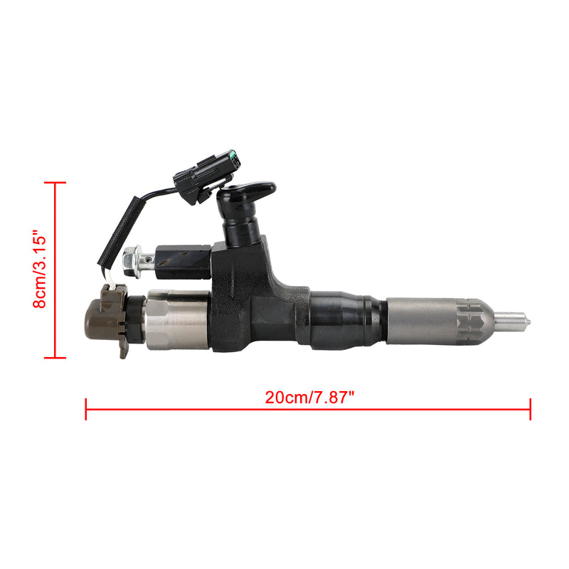 Hino J08E Kobelco 1984-2018 3.8 4.7 Diesel 1PCS Fuel Injectors 095000-6593