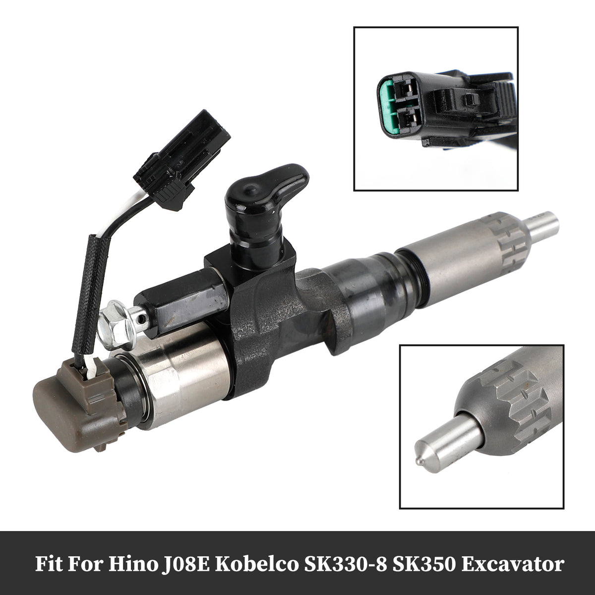 Hino J08E Kobelco 1984-2018 3.8 4.7 Diesel 1PCS Fuel Injectors 095000-6593