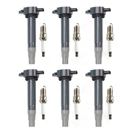 2007-2010 Chrysler Sebring V6 3.5L 6pcs Ignition Coil & Spark Plugs UF502 4606869