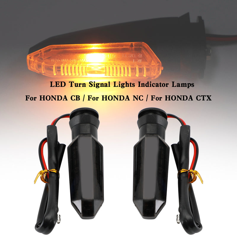 HONDA CRF250 CB500 CB650F CTX700 Smoke LED Turn Signal Lights Indicator Lamps