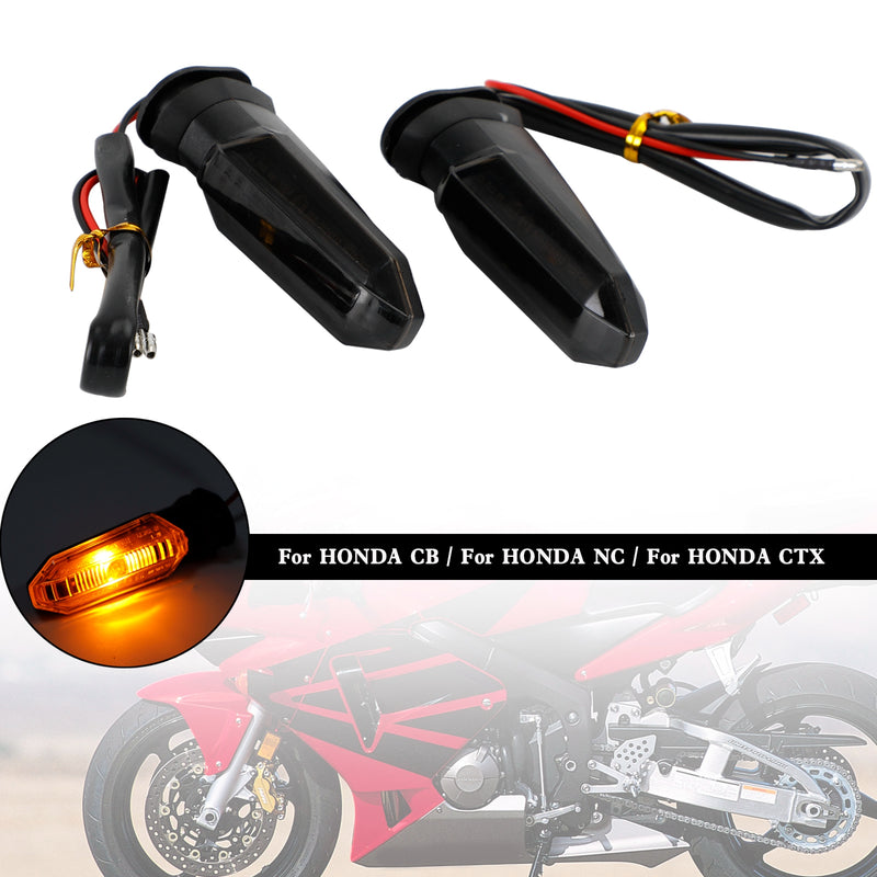 HONDA CRF250 CB500 CB650F CTX700 Smoke LED Turn Signal Lights Indicator Lamps