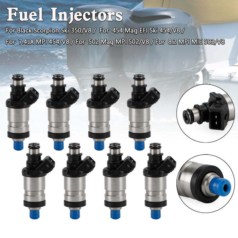 Mercruiser 805225A1 Marine 18-33100 Boat 8PCS 9-3310 Fuel Injectors Fit